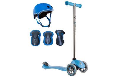 Globber Helmet & Pads Bundle - Blue